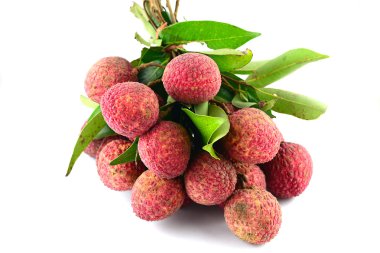 lychee grubu üzerinde whitebackground izole