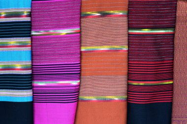 renkli batik kumaş kumaş arka plan