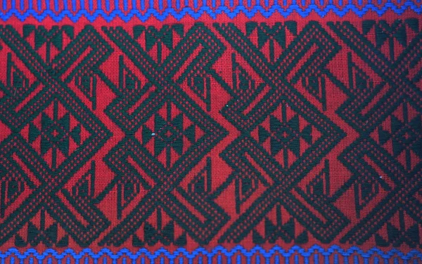 Kleurrijke batik doek stof achtergrond — Stockfoto