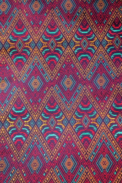 Colorful batik cloth fabric background — Stock Photo, Image