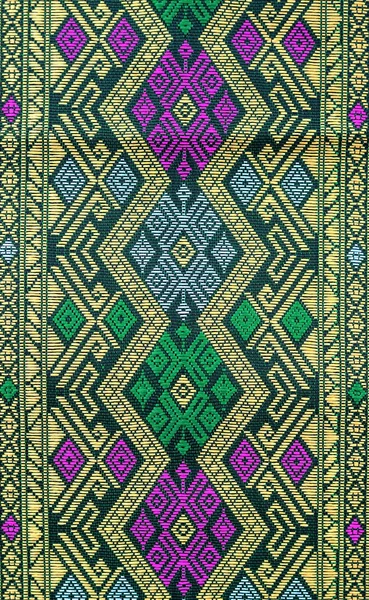 Colorful batik cloth fabric background — Stock Photo, Image