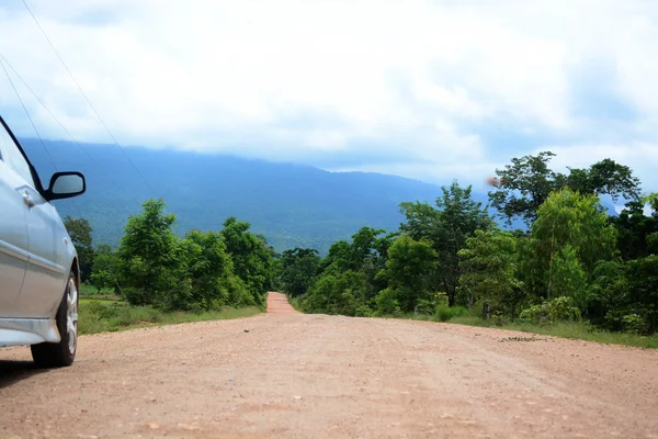 Empty road in jungle of thailand — Stock Photo, Image