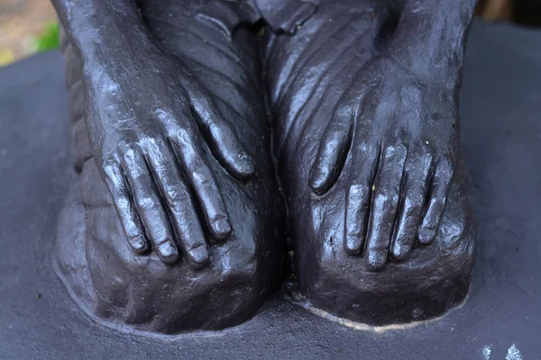 Mãos da estátua . — Fotografia de Stock