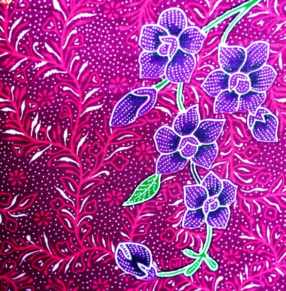 Fond en tissu batik coloré — Photo