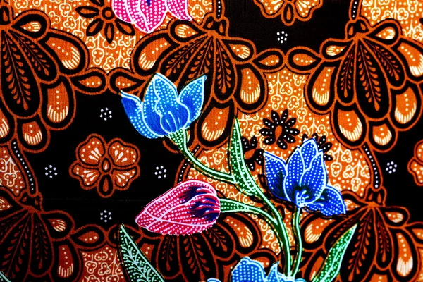 Fondo de tela batik colorido —  Fotos de Stock