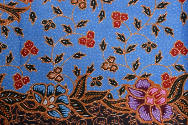 Fond en tissu batik coloré — Photo