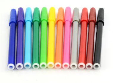 crayola beyaz izole