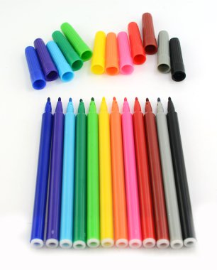 renk beyaz tahta işaret izole