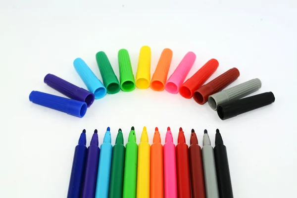 Colour whiteboard marker isolated — Stock Photo, Image