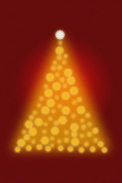Árvore de Natal estilizada — Fotografia de Stock