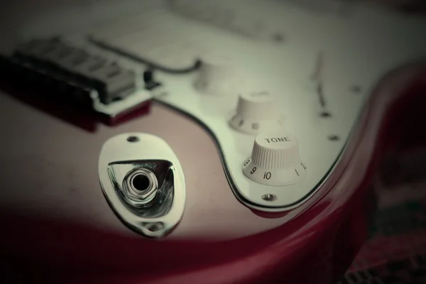 エレク トリック ギター サウンド コントロール — ストック写真