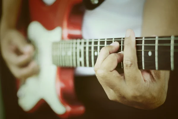 Gitarspill – stockfoto