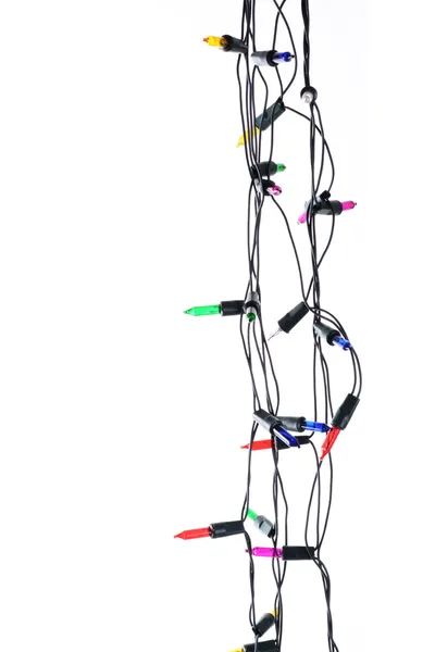 Christmas lights isolated — Stock Photo, Image