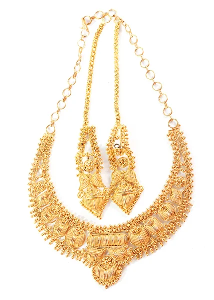 Set gouden ketting — Stockfoto