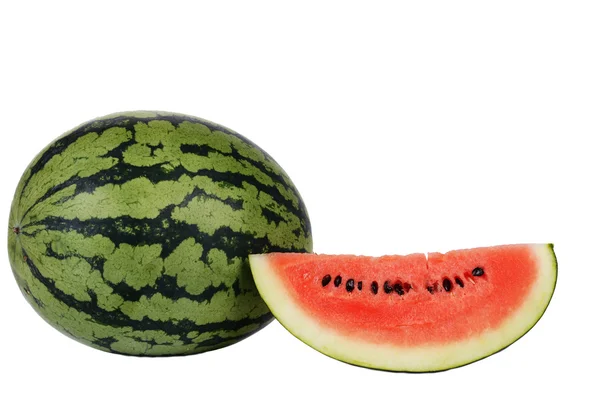 Sliced ripe watermelon isolated — Stock Photo, Image