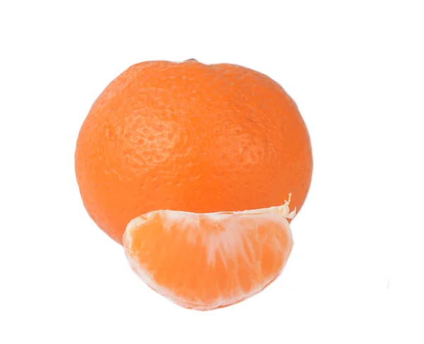 Fruto naranja aislado sobre blanco — Foto de Stock