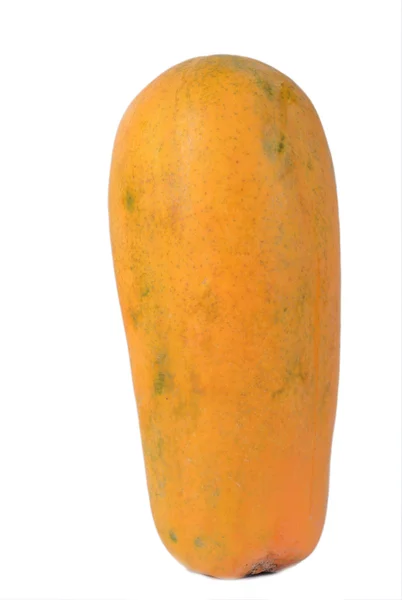 Färska och läckra papaya isolerade — Stockfoto