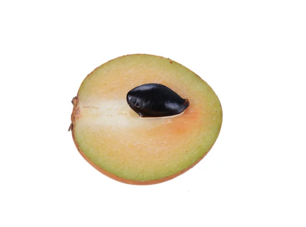 Fresh sapodilla isolated — Stock Photo, Image