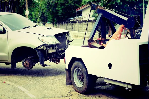 O acidente de carro — Fotografia de Stock