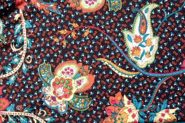 renkli batik kumaş kumaş arka plan 