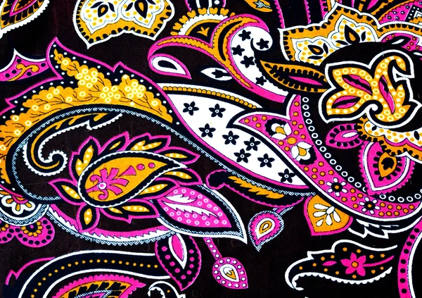 Fond en tissu batik coloré — Photo