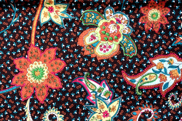 Красочный батик ткань фон
 