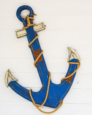 ahşap duvar zemin üzerine eski ahşap çapa 