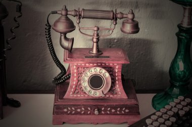 Retro telefon - vintage telefon