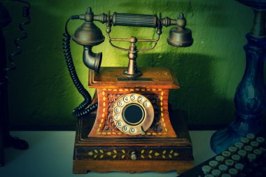 Retro telefon - vintage telefon