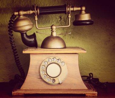 Retro telefon - vintage telefon