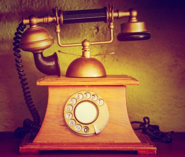 Retro telefon - vintage telefon