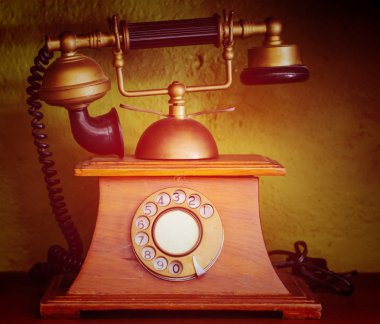 Retro telefon - vintage telefon