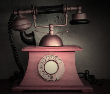 Retro telefon - vintage telefon