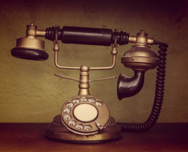 Retro telefon - vintage telefon