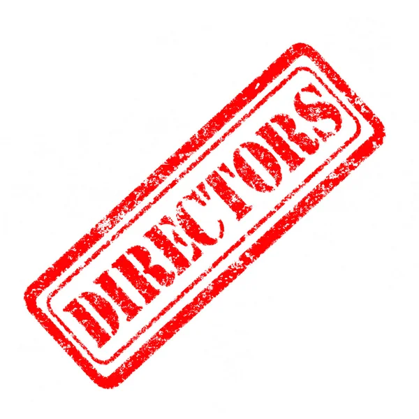 Directors Rubber Stamp — Stock Photo, Image