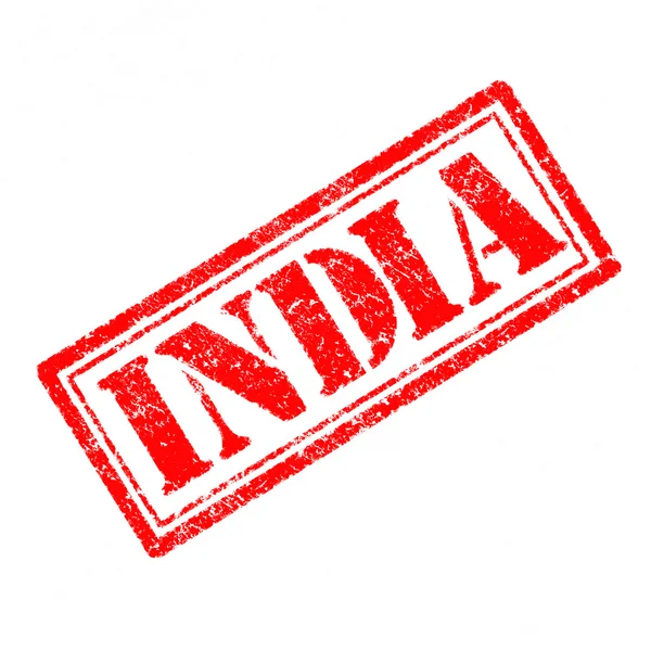 India-Rubberstempel — Stockfoto