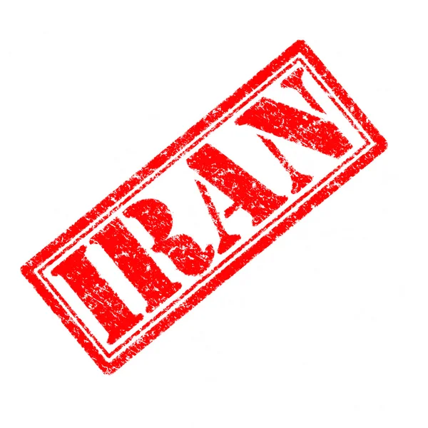IRAN Rubber Stamp — Stock Photo, Image
