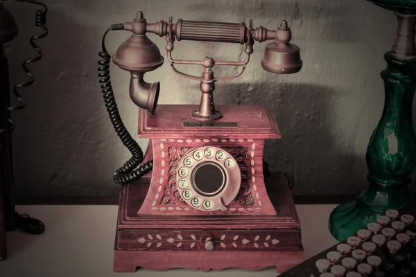 Retro telefoon - vintage telefoon — Stockfoto