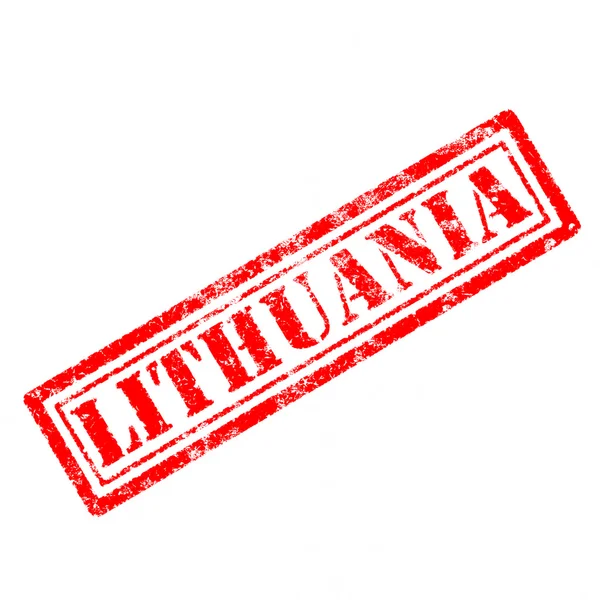 立陶宛橡皮戳 — 图库照片