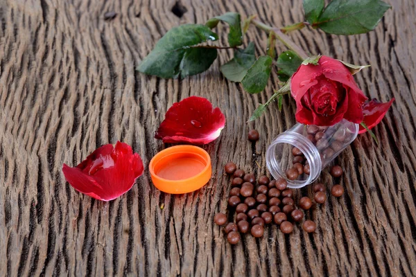 Pastillas de rosa — Foto de Stock