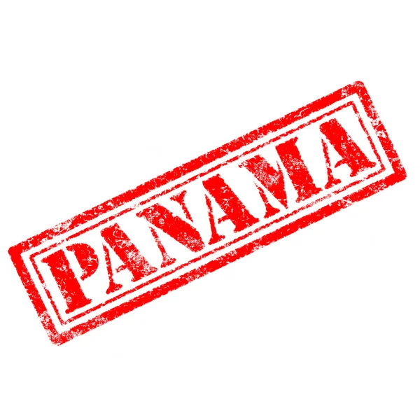 パナマのゴム製スタンプ — ストック写真