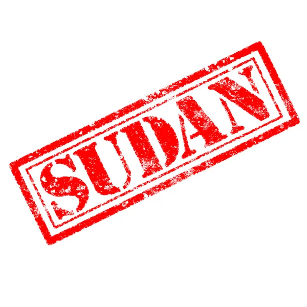 Σουδάν καουτσούκ σφραγίδα — Φωτογραφία Αρχείου