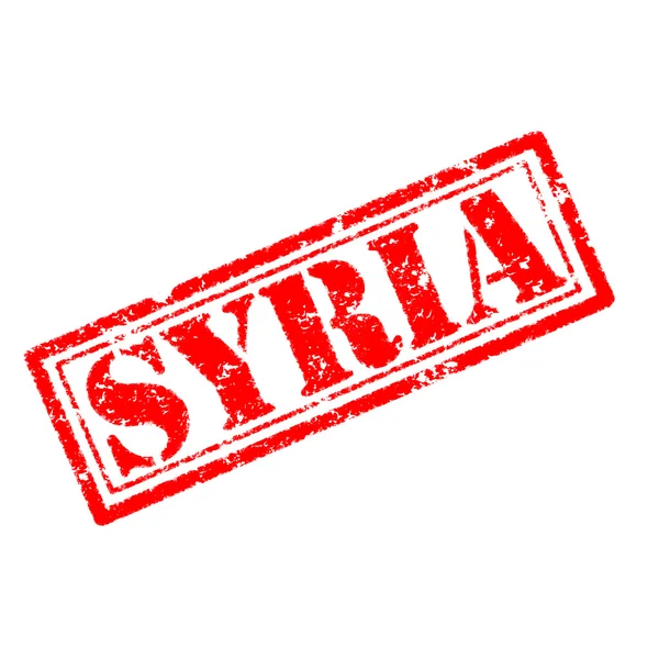 SYRIA Rubber Stamp — Stock Photo, Image
