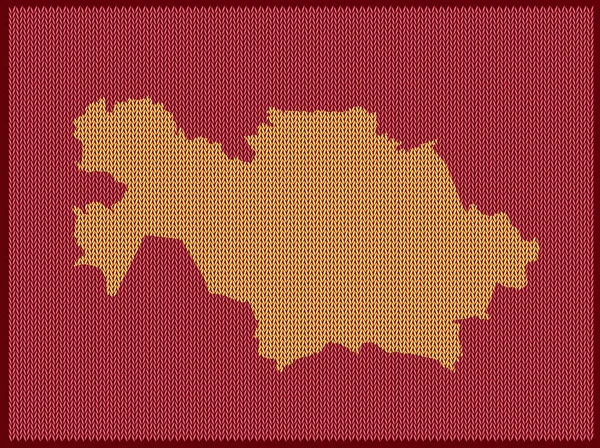 基于红背景图的哈萨克斯坦国家编织图 矢量图 — 图库矢量图片