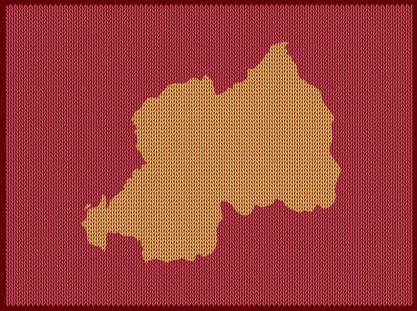 基于红背景图的卢旺达国家编织图 矢量图 — 图库矢量图片