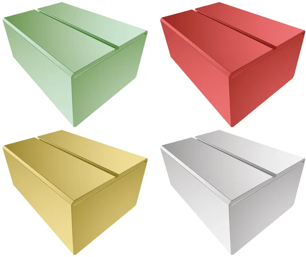 Simple box — Stock Vector