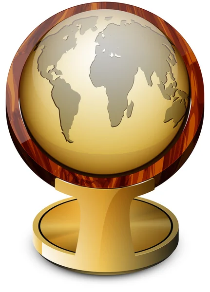 Globi d'oro — Vettoriale Stock