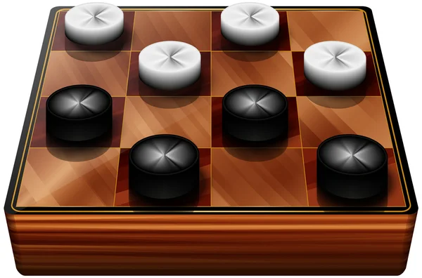 Checkers — Stockový vektor