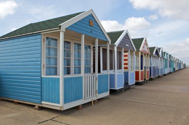 southwold, suffolk içinde plaj kulübe