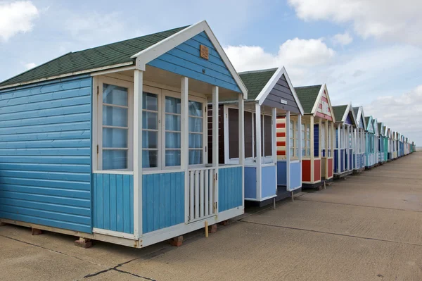 Beach huts in Southwold, Suffolk — Stock Photo, Image